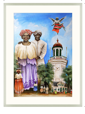 Ons gelief Suriname canvasprint