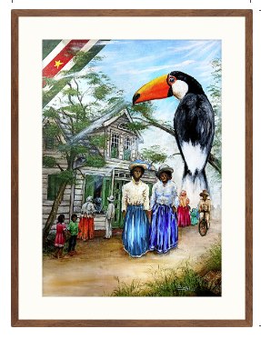 Paramaribo Suriname canvasprint