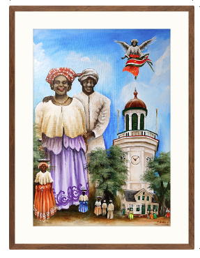 Ons gelief Suriname canvasprint