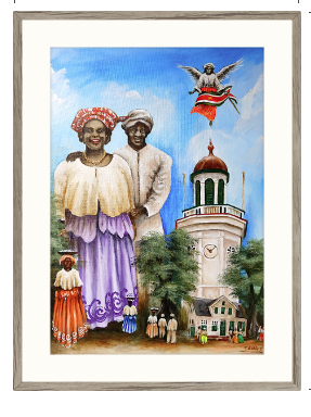 Ons gelief Suriname canvasprint