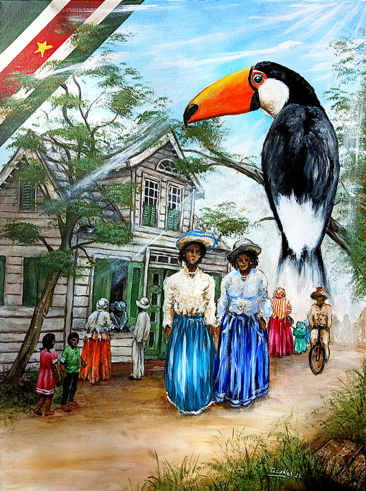 Paramaribo Suriname canvasprint